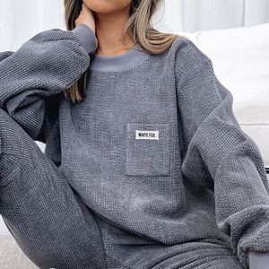 Oversized White Fox sweatshirt. Never worn!